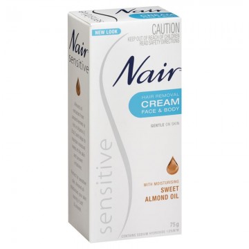 Nair Hair Removing Cream Sensitive Skin 无痛温和身体脱毛膏 75g