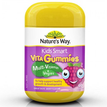 Nature's Way veggie + vitamin gummies 佳思敏蔬菜软糖 60粒