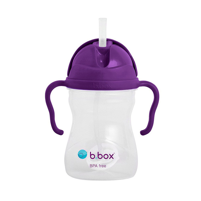 B.BOX BBOX Sippy Cup 婴儿重力饮水杯 grape 葡萄紫 新版包装新版重力球