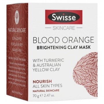 Swisse Blood Orange Brightening Clay Mask 70g 血橙亮肤矿物泥清洁面膜