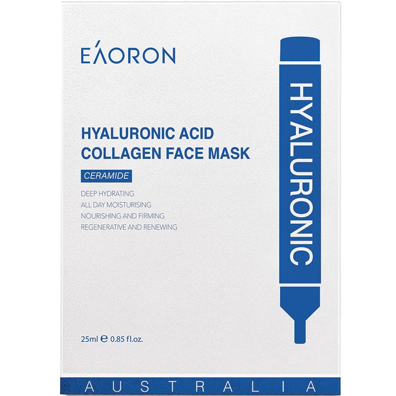 Eaoron 白膜Hyaluronic Acid Collagen Face Mask 水光针胶原蛋白保湿面膜 25ml 5 片