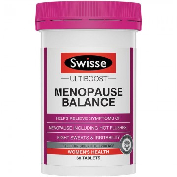 Swisse Menopause Balance 60 Tablets 斯维诗更年期平衡片 60粒 富含大豆异黄酮