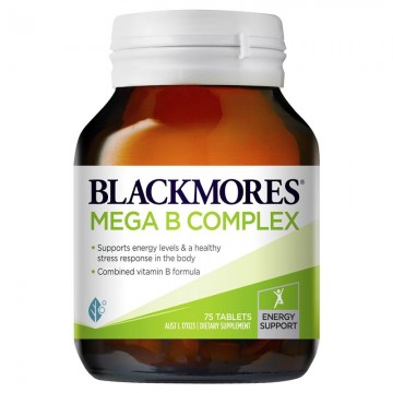 BLACKMORES mega b 复合维生素B族 VB 75粒