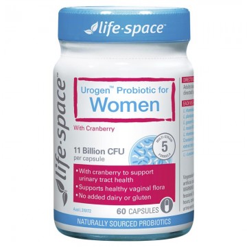 Life Space Urogen Probiotic For Women 女性益生菌防妇科霉菌私处护理添加蔓越莓 LifeSpace 60粒