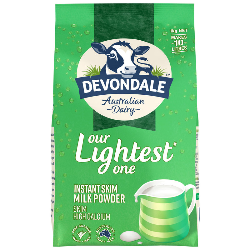 DS Devondale skim milk 澳洲德运脱脂奶粉 成人中老年学生冲饮牛奶粉 1kg