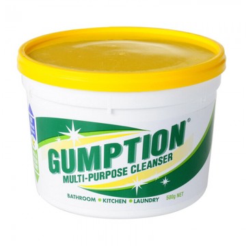 Gumption Multi-Purpose Cleanser Lemon 万能清洁膏厨房厕所清洁剂油烟家具500g 黄色柠檬味强效去污 多功能去污膏