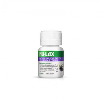 Nulax natural laxative tablets prunes 西梅乐康片 40粒