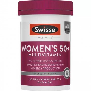 Swisse Women's Ultivite 50+ Multivitamin 斯维诗50岁以上女士多种综合复合维生素 90片