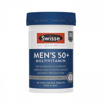 【限时特价】Swisse Men's Ultivite 50+ 斯维诗50岁以上男士多种综合复合维生素 男多维90片