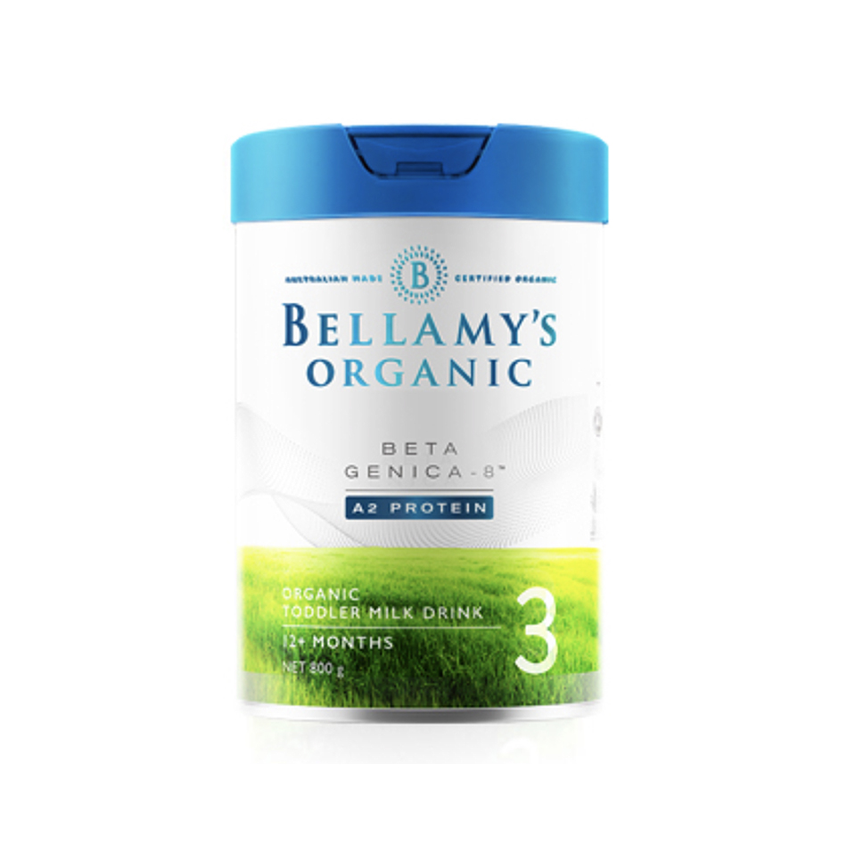 BB3 Bellamy's Beta Genica-8 贝拉米A2酪蛋白有机婴幼儿奶粉（白金版）3段 800g
