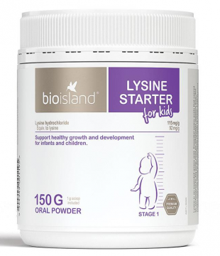 Bio Island Lysine Starter For Kids 生物岛儿童赖氨酸生长素助长素一段 150g