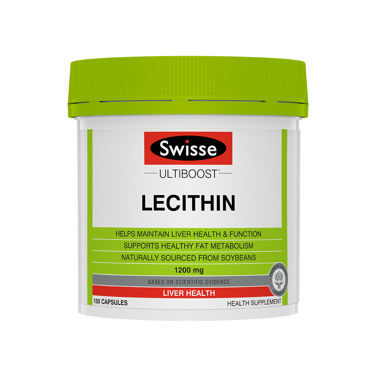 Swisse 卵磷脂 lecithin 胶囊1200mg 150粒