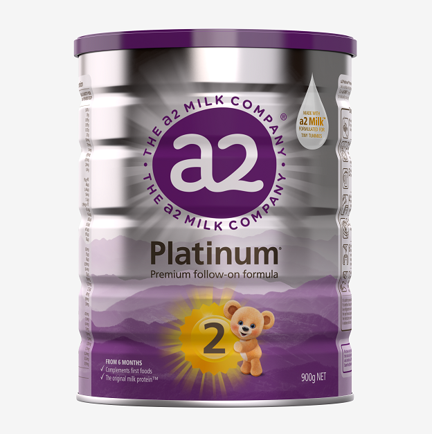 A2 A2 Platinum premium Follow-on formula 2段 二段 婴儿配方奶粉 900g
