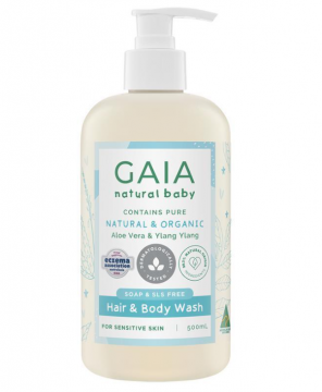 Gaia Natural Baby Hair & Body Wash 有机婴儿洗发水沐浴液二合一 500ml
