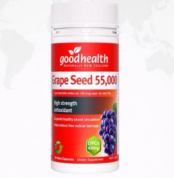 Good Health 高浓度葡萄籽精华胶囊Grape Seed 55000mg 90粒