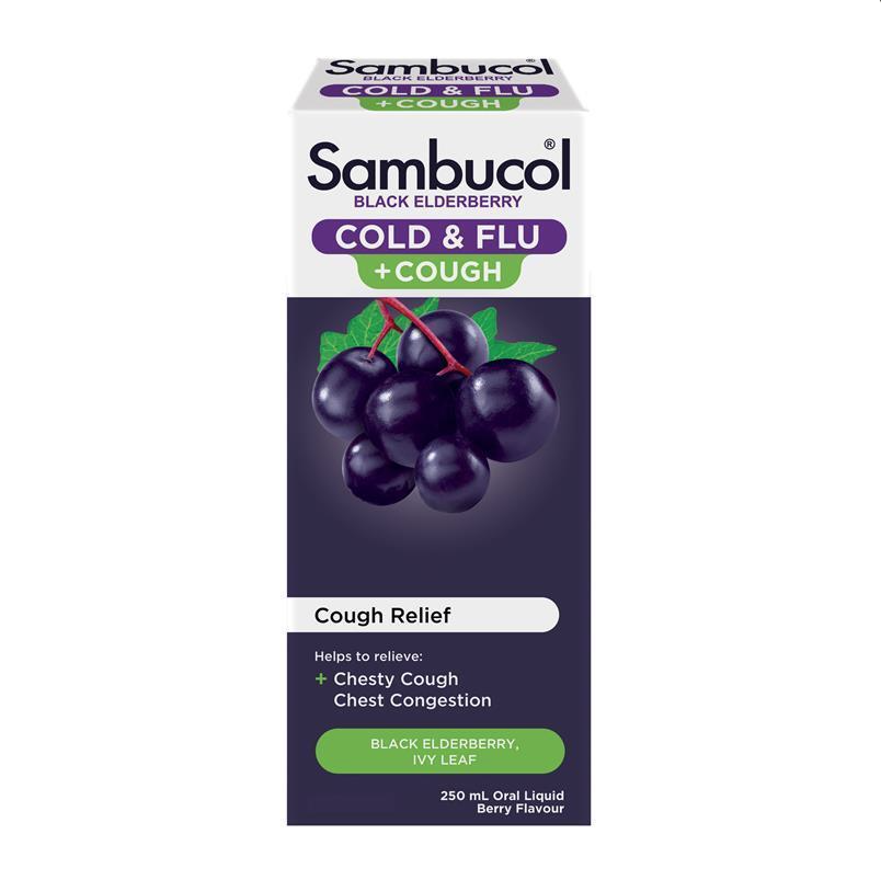 Sambucol 成人 黑接骨木止咳糖浆 COUGH 250ml