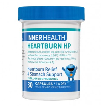 Inner Health HEARTBURN HP抗幽养胃活性益生菌HP 30粒
